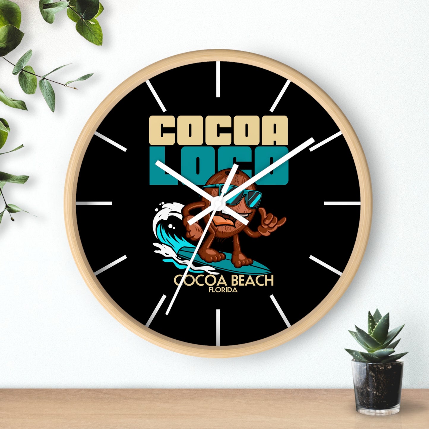 Cocoa Loco Clock That No One Can Read