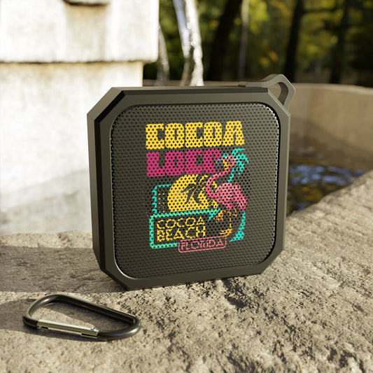 Bluetooth Outdoor Speaker - Cocoa Beach Vibes, Portable Music Player, Summer Party Accessory, Gift for Travelers, Beach Lovers