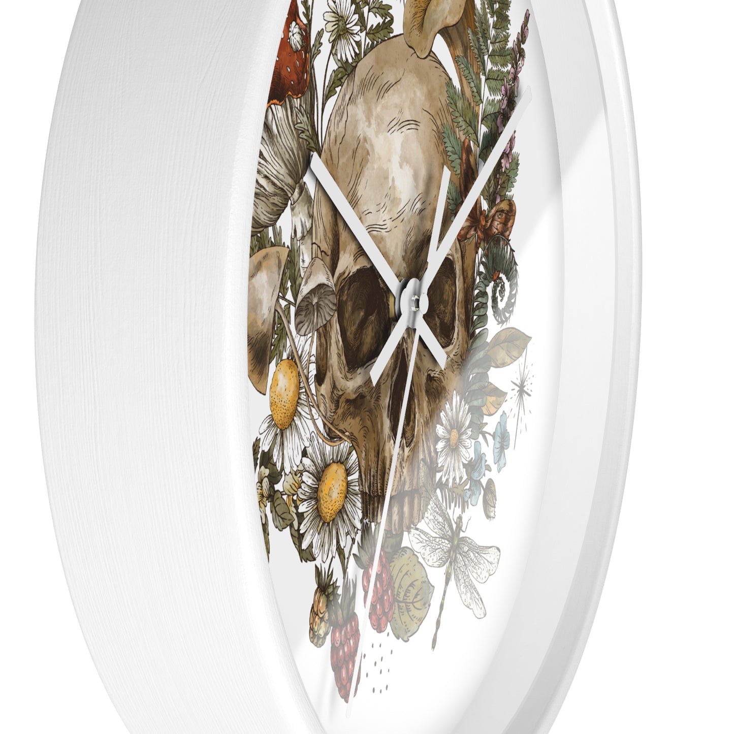 Bohemian Skull Wall Clock
