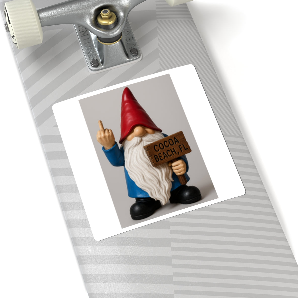 No Fucks To Give Gnome Sticker