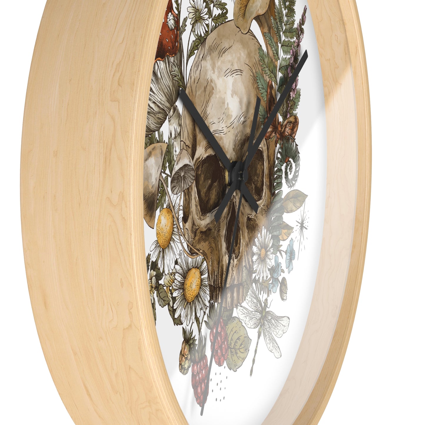 Bohemian Skull Wall Clock