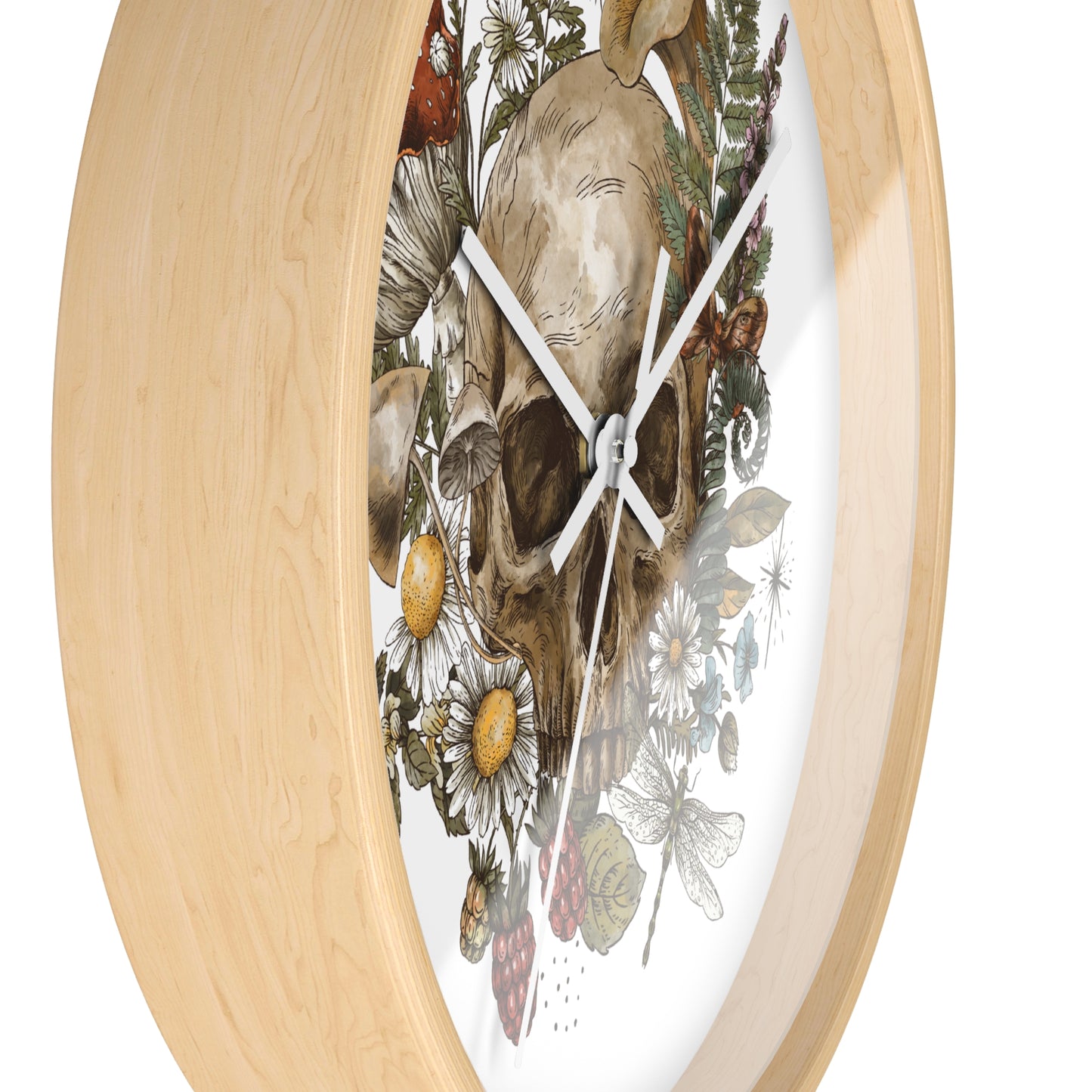 Bohemian Skull Wall Clock