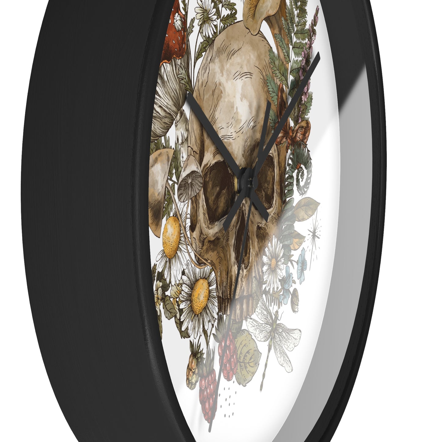 Bohemian Skull Wall Clock
