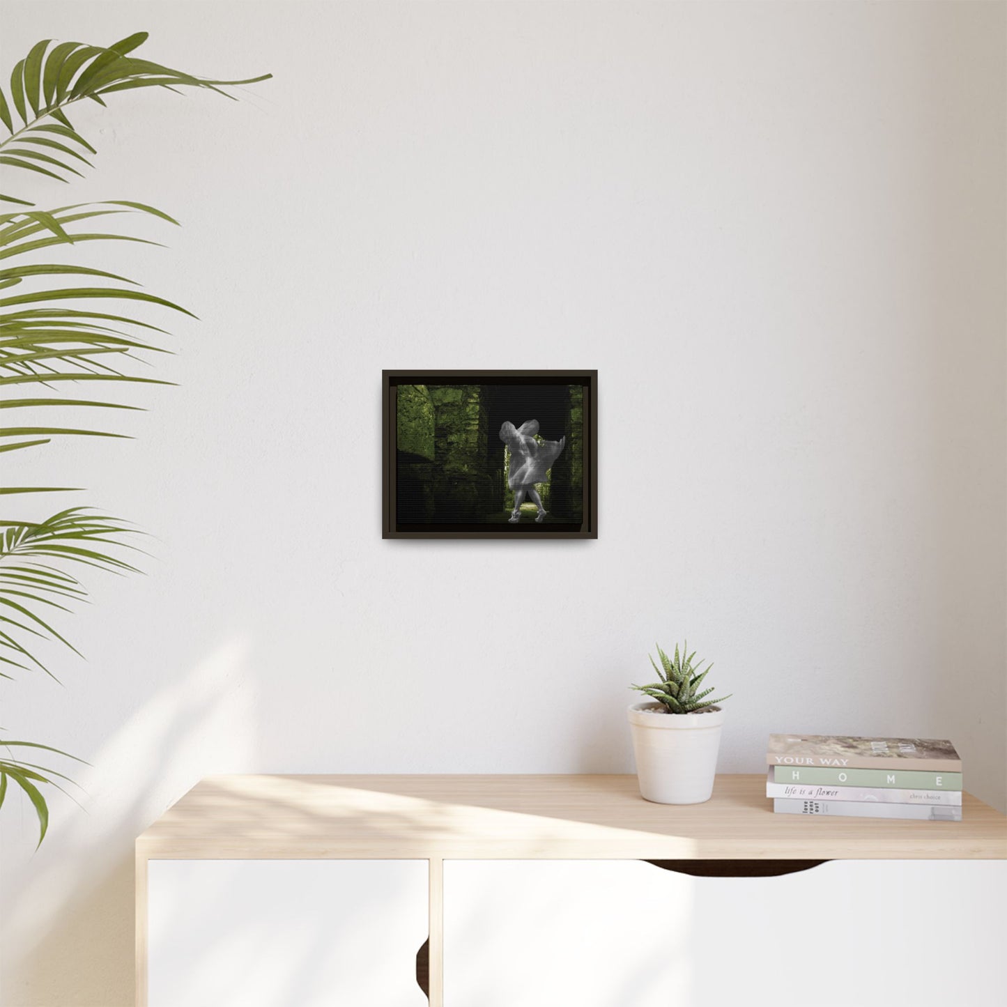 Framed Matte Canvas Wall Art, Enchanting Decor for Home, Whimsical Artwork, Gift for Art Lovers, Unique Wall Decoration