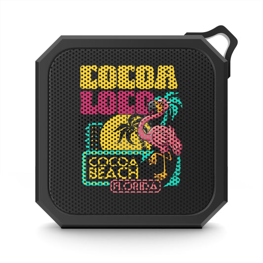 Bluetooth Outdoor Speaker - Cocoa Beach Vibes, Portable Music Player, Summer Party Accessory, Gift for Travelers, Beach Lovers