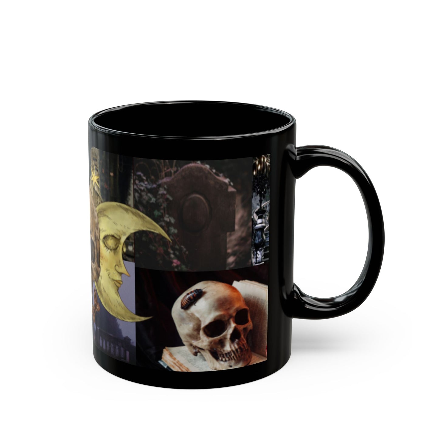 Cocoa Loco Mystical Skull Mug, Dark Aesthetic Coffee Cup