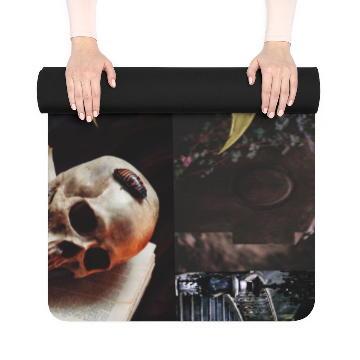 Gothic Skull Yoga Mat
