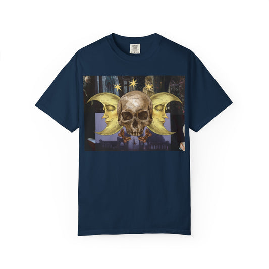 Skull Floral Sport T-shirt | Unisex Athletic Tee Outdoor Activity Top