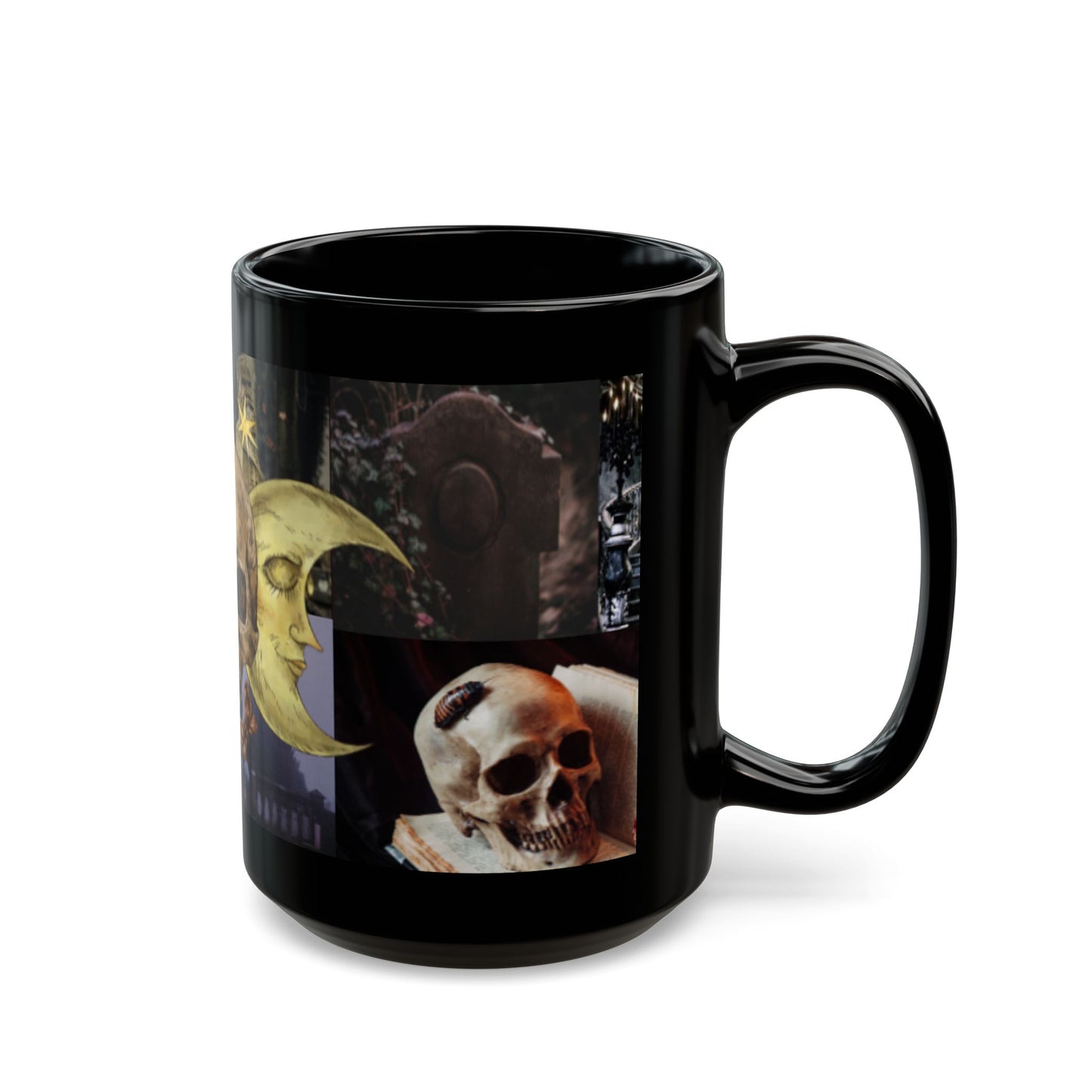 Cocoa Loco Mystical Skull Mug, Dark Aesthetic Coffee Cup