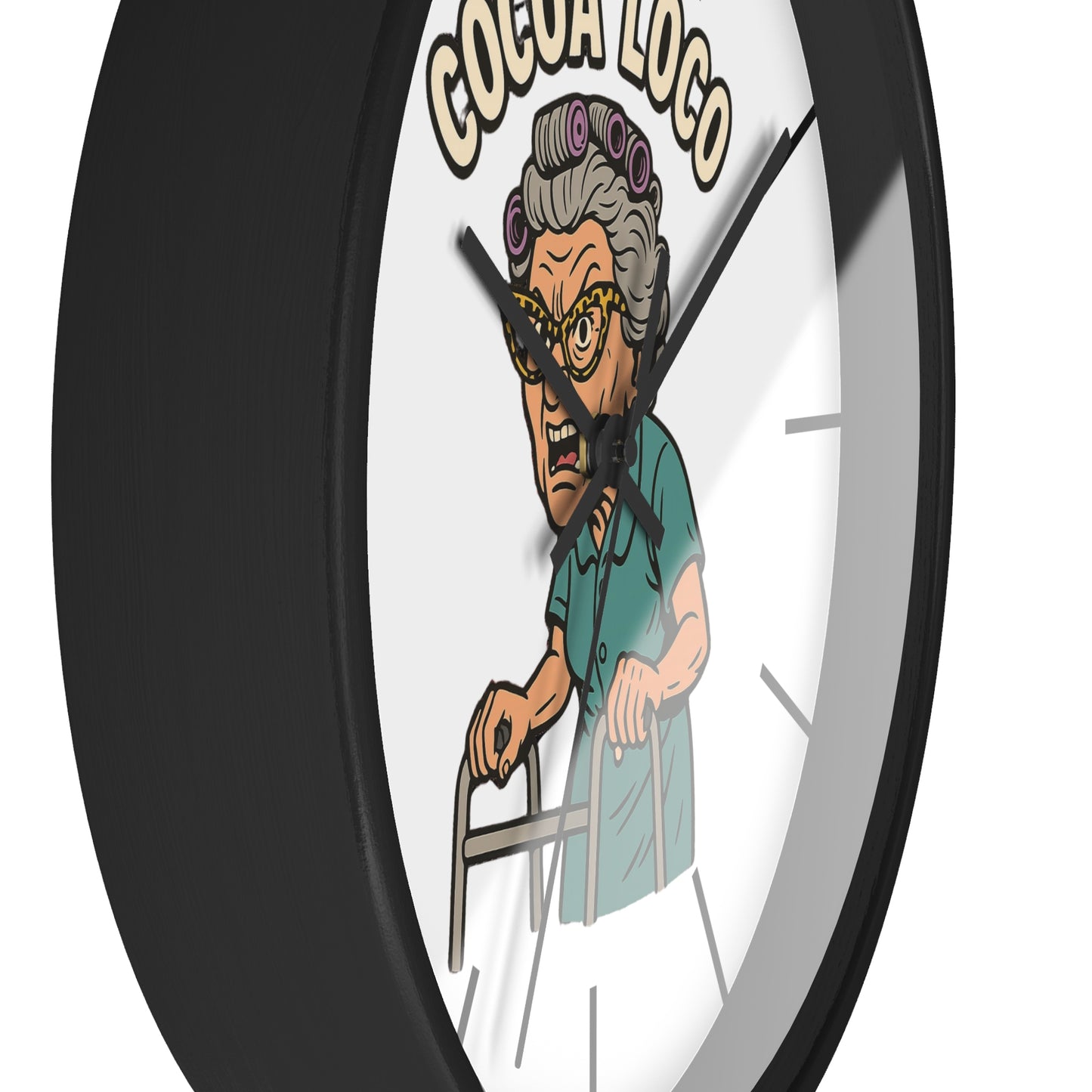 🕒 Funny Grandma Wall Clock – Cocoa Loco Style