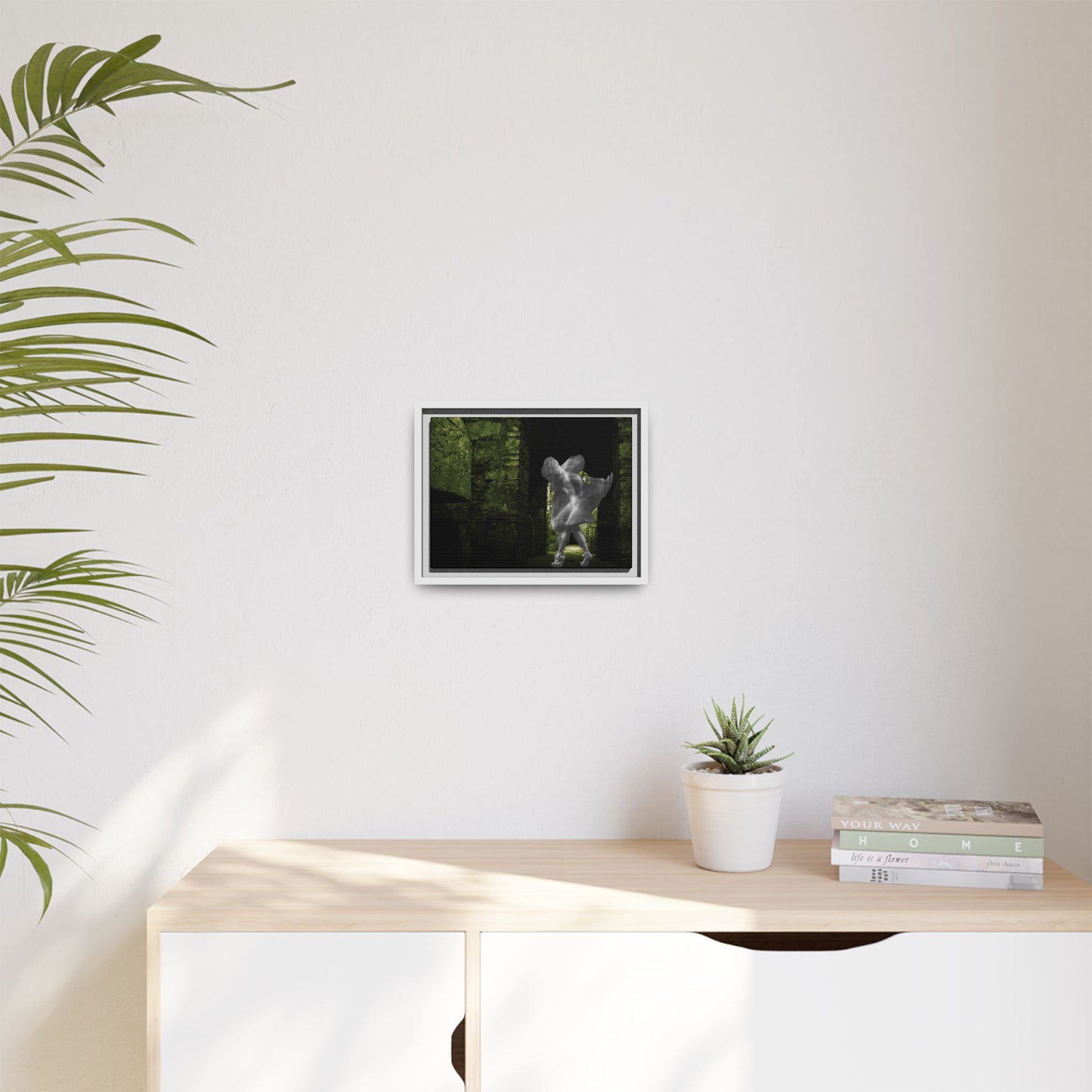 Framed Matte Canvas Wall Art, Enchanting Decor for Home, Whimsical Artwork, Gift for Art Lovers, Unique Wall Decoration
